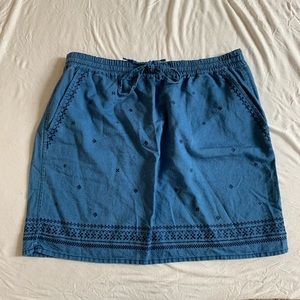 J.Crew Patterned Mini skirt